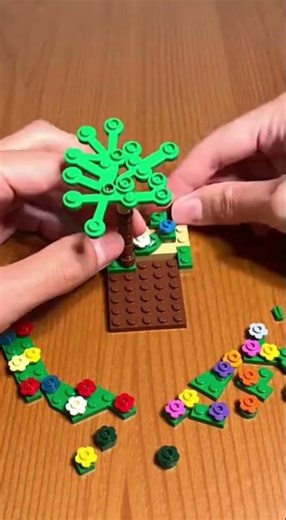 Building a Miniature LEGO Garden 🌿