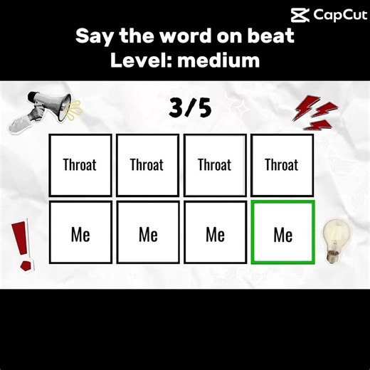 Say the word on beat! Level: medium #fypシ #phonk #vr #gtag #viral #gaming #caredit #editing ￼￼
