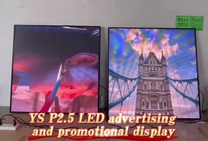 P2.5 39"X39"Indoor High Definition Scrolling LED Sign, Programmable LED Display with High Brightness for Business, WiFi + USB Control Digital Sign, Surpport Picture & Video