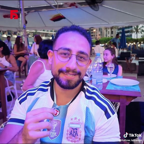 From the heart of Beirut, where the sea meets magic. 🌊✨ @Saint Georges Marina Beirut , surrounded by elegant summer vibes, we asked people one simple question: Who are you cheering for in the Argentina vs. Egypt clash? ⚽🇦🇷🇪🇬 Where breathtaking views meet the passion of football.