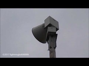 Federal Signal 2001 DC Siren Test (Attack) November 7th, 2017 - South Elgin, Illinois