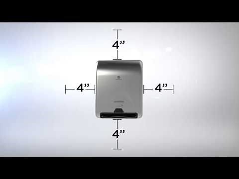 enMotion® Recessed Automated Towel- Installation