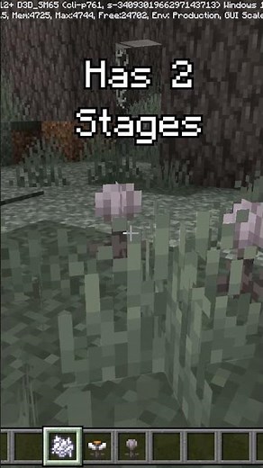 Eyeblossom Flower | Minecraft Preview and Beta #minecraft #shorts #minecraftbeta #minecraftsnapshot