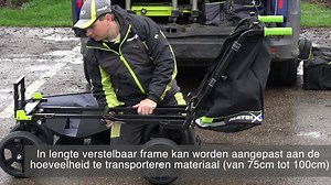 2.1K views · 35 reactions | *** Nieuw! Matrix 4 Wheel Transporter *** De 4 Wheel transporter is voor de sportvisser die een compact transportsysteem nodig heeft met de mogelijkheid om een grote hoeveelheid materiaal te transporteren naar de stek. Volledig verstelbaar in lengte en hoogte en aan te passen aan persoonlijke eisen. | Fish Matrix | Facebook
