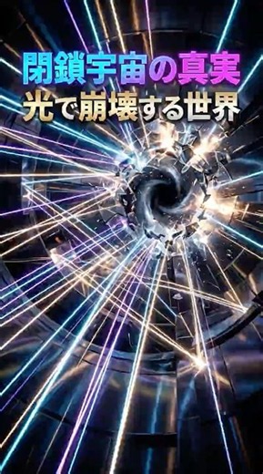 光を反射させただけで空間が崩壊する？閉鎖宇宙に隠された理不尽なルール
