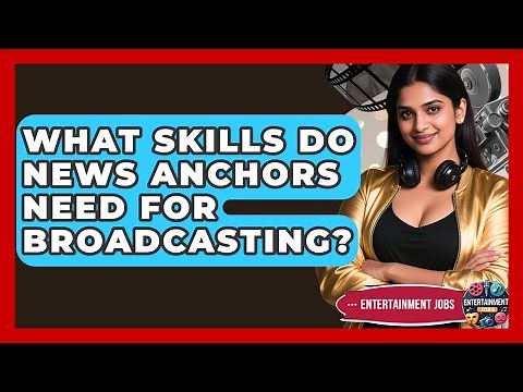 What Skills Do News Anchors Need For Broadcasting? - Entertainment Jobs