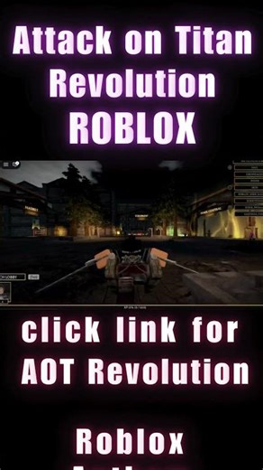 Attack on Titans Revolution Gameplay Anthem | Anime Gameplay Anthem #aot #roblox