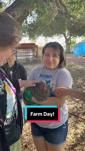 When your teacher captures a sweet moment between you and your new chicken bestie. Our AP Environmental Science and the Gardening and Sustainability classes visited a farm, weeded, and planted seeds. What an incredible day!