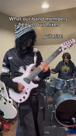 Depose on Instagram: "he says he needs it to play on time stream our new song Hold On its on all platformsss #band #music #foryou #fyp #metal #newmusic #drummer #mommy #asmr"