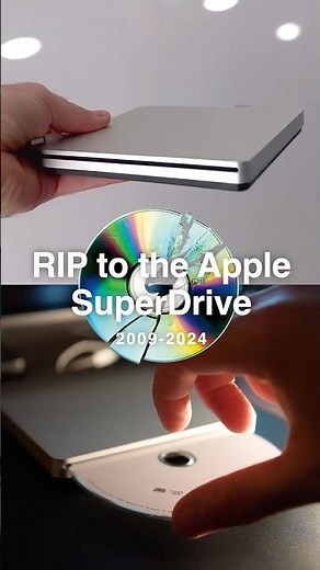 RIP Apple SuperDrive – Long live physical media!