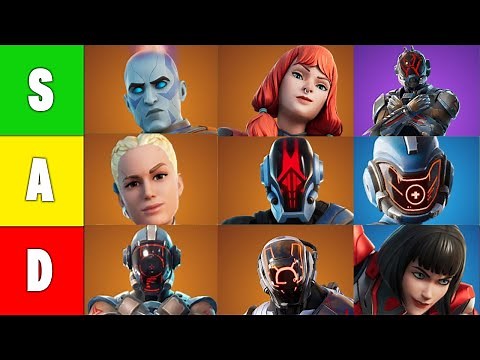 Ranking The SEVEN'S Fortnite Skins!