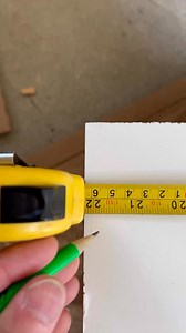 I think scribing is a skill anyone should learn and can benefit from whether you’re in the trades or a DIYer. Years ago before I was in construction, the “logical” thing for me to do in this situation was to make 2 marks at the correct measurement, find a straight edge and connect the 2 marks with the straight edge. That works well, but I think scribing is much simpler, faster and just as accurate. I was out of town yesterday and needed to help mom build shelves with scrap material - this piece