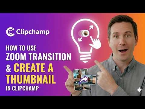 How to Use Zoom Transition in Clipchamp | Smooth Zoom Effect Tutorial
