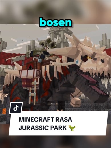 Minecraft rasa Jurassic Park 🦖 #minecraft #minecraftindonesia #senovshop