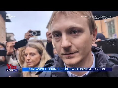 Garlasco, Alberto Stasi's first hours out of prison - Vita in diretta 06/15/2026
