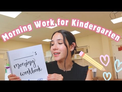 Morning work for Kindergarten | building a routine, curriculum, & tips for teachers