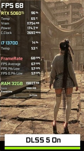 DLSS 5 in Stellar Blade #dlss5 #comparison #shorts