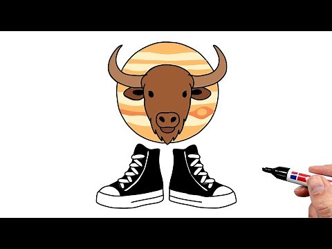 How to Draw Il Bisonte Giuppitere Giuppitercito