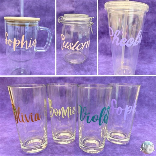 Personalised Text Sticker for Laptop, Car, Bottle - Etsy UK