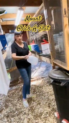 Mount Chick-A-Shit #chicken #backyardchickens #manure