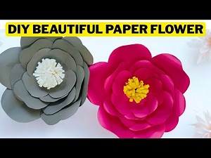 How to Make Stunning Giant Paper Flowers | Easy DIY Tutorial.