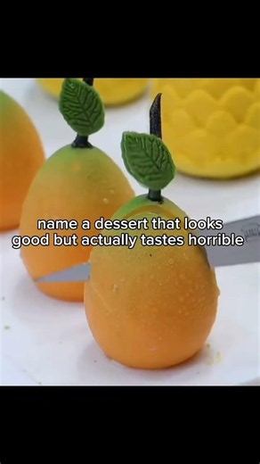 Name a dessert that looks good but taste trash #dessert #cake #fyp