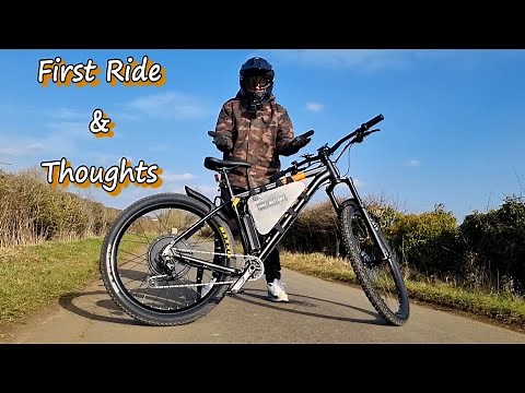 First Ride on the 3000w 60v DIY E-Bike