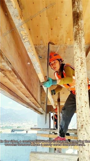 Removing Concrete Forms Like a Pro! #ConstructionTips