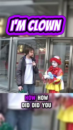 Tom Green Interviews a Street Clown in the 90s! Epic Comedy Encounter! No Speak English