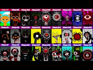 Sprunki Phase 1~18 Sounds One by One | Sound Check Challenge