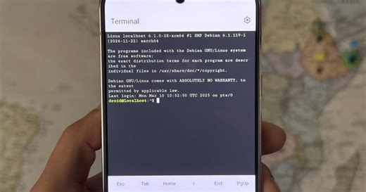 O Google inesperadamente desbloqueou o potencial do Android: o Linux Terminal agora é uma realidade