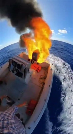 Boat Engine Explodes at Sea!