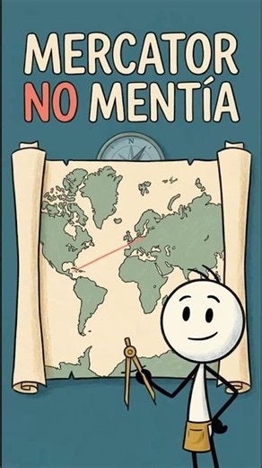 ¿Por qué el mapa de Mercator deforma los países?