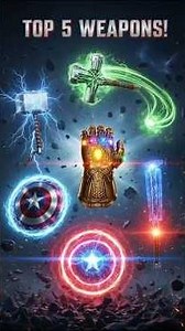 Top 5 Most Powerful Weapons in the MCU | Marvel Facts Explained