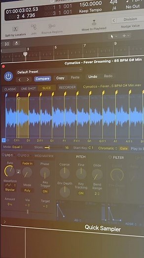 Audio sampling options explained #logicpro #logicprox #logicprotips #musicproduction #mixing