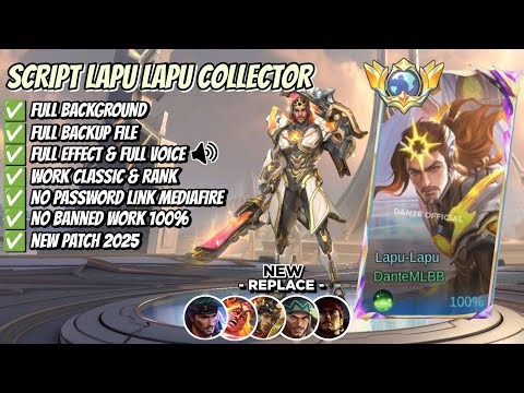UPDATE Script Skin Lapu-Lapu Collector - Adlaw's Chosen No Password | Full Effect Voice | New Patch