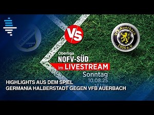 Highlights from the match Germania Halberstadt vs. VfB Auerbach