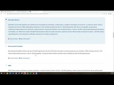 ¿Cómo buscar en las bases de datos de EBSCOhost?
