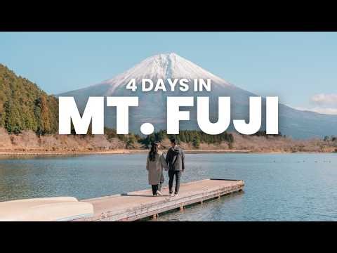 4 Days in Mt. Fuji 🗻 | Best Lake Views, Hidden Gems, Cafes & Food in Japan