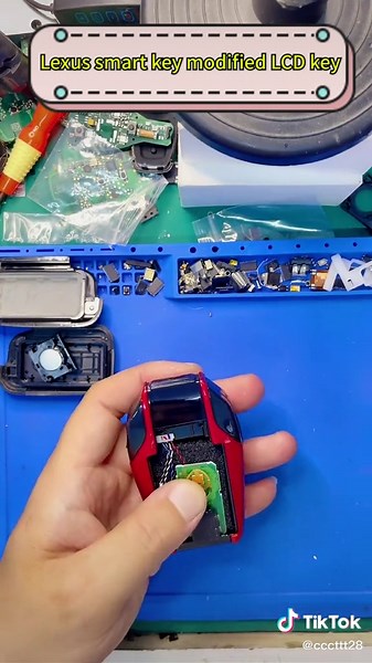 Lexus smart key modified LCD key #car #refit #LCD #modified