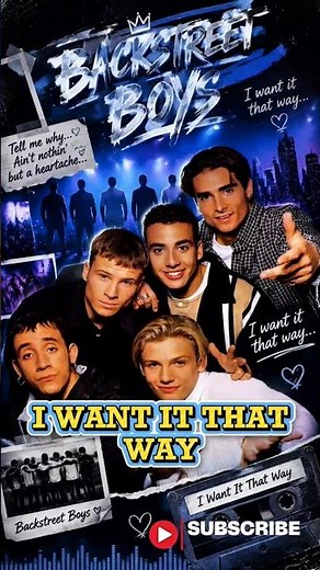 Backstreet Boys - I Want It That Way | The 90s Song Everyone Remembers ❤️ #shorts