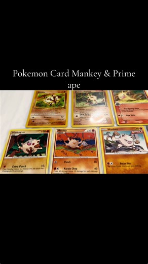 Pokemon Card Mankey & Primeape #pokemon #pokemontiktok #pokemoncards #pokemontcg #pokemoncollector
