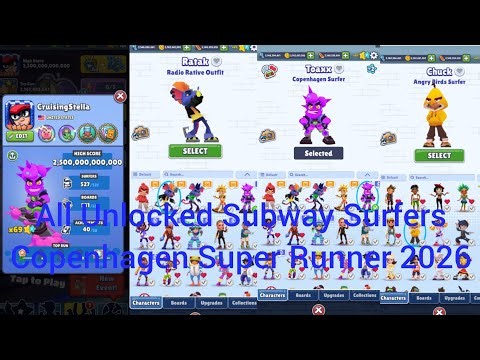 All Unlocked Subway Surfers Save Data Copenhagen 2026