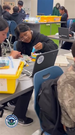 Harden Middle School on Instagram: "Our new Spike Prime LEGO kits are here! Students are already collaborating, problem-solving, coding, and creating incredible robots — putting our Portrait of a Graduate skills into action. So cool to see their ideas come to life! 🤖💡 #Robotics #STEM #HandsOnLearning #PortraitOfAGraduate"