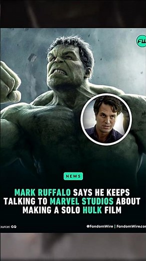 Mark Ruffalo Finally Shares Update on Solo Hulk Movie Talks | MCU News 2025 #marvel #hulk #avengers