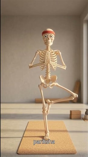 100 Days of Yoga Transformation | 3D Skeleton Mind & Body Journey