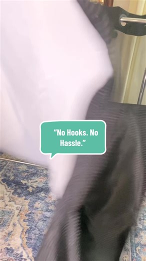 Innovative No-Hook Waffle Shower Curtain