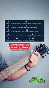 Gawing Langit Ang Mundo By Siakol #Siakol #gawinglangitangmundo #LessonNiKuyaBronson #Gitara #guitarist #GuitarTutorial #guitarlessons #Guitar #AcousticGuitar #gitarakustik #TunogKalye #MusicIsLife #music #Musician | Lesson Ni Kuya Bronson