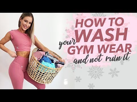 HOW TO KEEP ACTIVEWEAR LOOKING FRESH & NEW | Wash workout clothes right! Gymshark, Lululemon