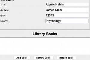 Personal Library Management System